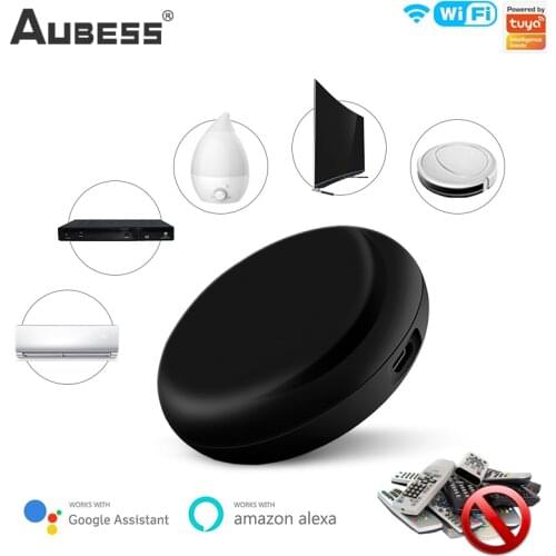 Tuya Smart Infrared Remote IR Control Hub Wifi Universal Infrared Remote Controller For Air Conditioner Work With Alexa Google