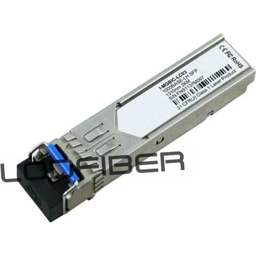 LODFIBER I-MGBIC-LC03 E-x-t-r-e-m-e Networks Compatible 1000BASE-LX SFP 1310nm 2km DOM Transceiver
