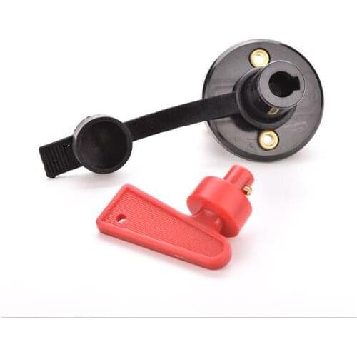 VAN CAR BOAT TRUCK BATTERY ISOLATOR DISCONNECT CUT OFF POWER KILL SWITCH BLACK 1PCS