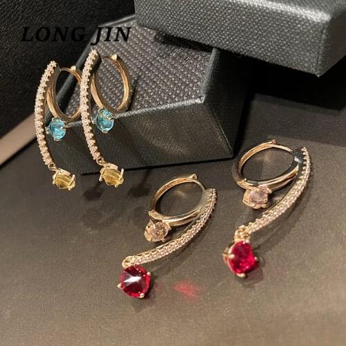 Exquisite color circle pendant earrings, candy color, geometric graphics, tassel earrings female earrings, jewelry, holiday gift