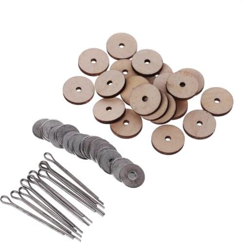 10 Sets Wood Joints Connectors For Handmade Teddy Bear Craft Children Kids Toy DIY Scrapbooking Manual Handicraft Accessory J0PF