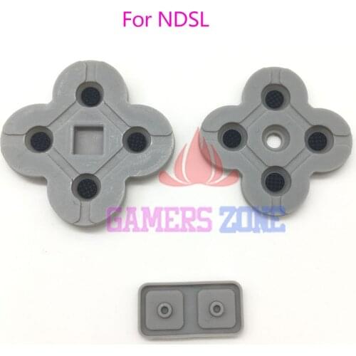 10Sets For DS Lite Conductive Rubber Button Pad Set Replacement Part For NDSL DSL Silicon Buttons