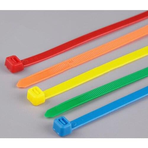 100pcs/lot 5*400mm Green Self-Locking Nylon Wire Cable Zip Ties, Cable Ties