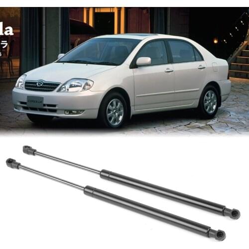 2pcs Rear Trunk Tailgate Boot Gas Struts Spring Shock Lift Support Rod Arm Bar For Toyota Corolla ZZE120 ZZE121 CDE120 2001-2007