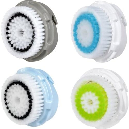 4PCS Universal Facial Cleansing Brush Replacement Heads for Mia 1 2 3 Aria Prima Men Women Skin Care Supplies