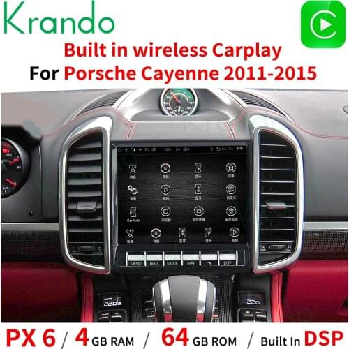 Krando Android 10.0 4G 64G 8.4"Tesla Vertical Screen Car Radio Multimedia Audio Player For Porsche Cayenne 2011-2016 GPS Carplay