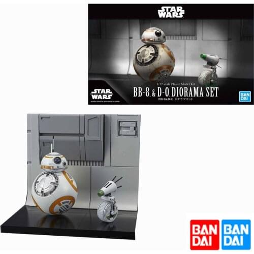 Bandai Star Wars 1/12 BB-8 D-O Diorama Set Anime Figure The Rise Skywalker Action Toy Figures Assembling Collection Toys