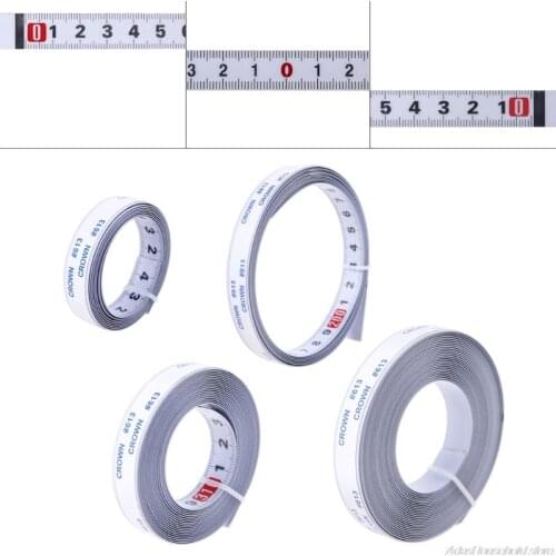 Free Shipping 1-5m Rust-Proof Durable & Wear-Resistan Miter Track Tape Measure Self Adhesive Metric Scale Ruler ly20 wholesales