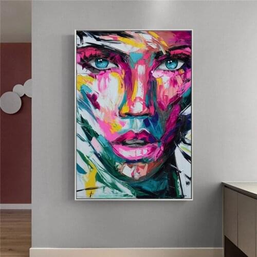 Decorative painting Handmade Oil Painting on Canvas Posters Wall Art Portrait Pictures for Living Room office room decoration