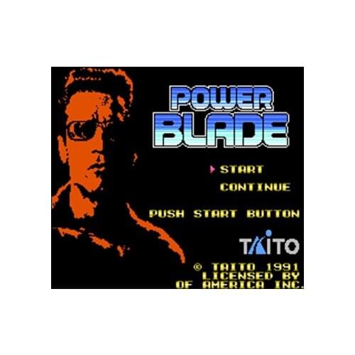 Power Blade Region Free 60 Pin 8Bit Game Card For Subor Game Players