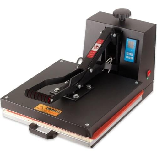 Hot press machine 38*38CM, machine used with A3 A4 UV DTG DTF printer fixed heating cotton T-shirt cloth canvas material KACIERR