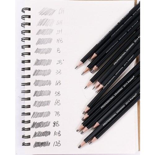 14 Pcs Sketch and Drawing Pencil Set Sketch Art Drawing Pencil Sketching Pencils for Artist