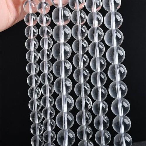 New style 8mm 10mm 12mm Transparent geometry rounds balls shape glass beads diy jewelry earrings/bracelet pendants accessory