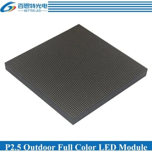 P2.5 LED screen panel module Outdoor 1/16 Scan 160*160mm 64*64 pixels RGB SMD Full color P2.5 LED display panel module