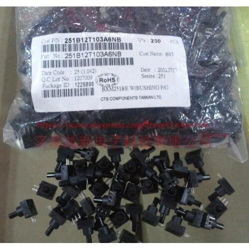 Potentiometer 251B12T103A6NB 10K potentiometer Potentiometer for industrial aerial vehicle remote controller