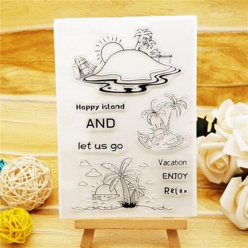 11*16CM Pirate Transparent Clear Stamps / Silicone Seals Roller Stamp For DIY Scrapbooking Photo Album/Card Making