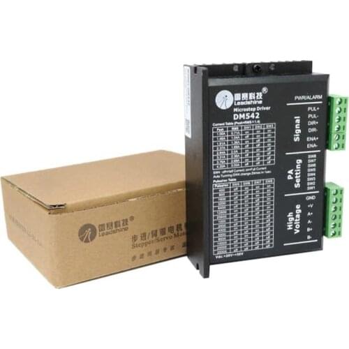 DM542 M542-05 M542C 2 Phase Stepper Driver 20-50VAC 1.0-4.2A for NEMA17 NEMA23 Stepper Motor Controller 42 57 Stepper Motor