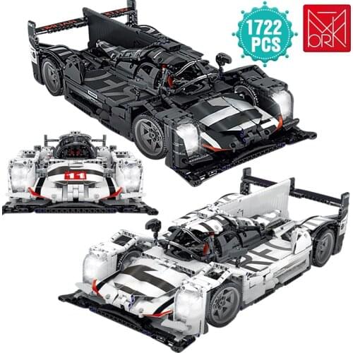 High-tech Famous Super Speed Car Building Blocks Sport Racing Vehicle Model Bricks Toys Birthday Gift For Children