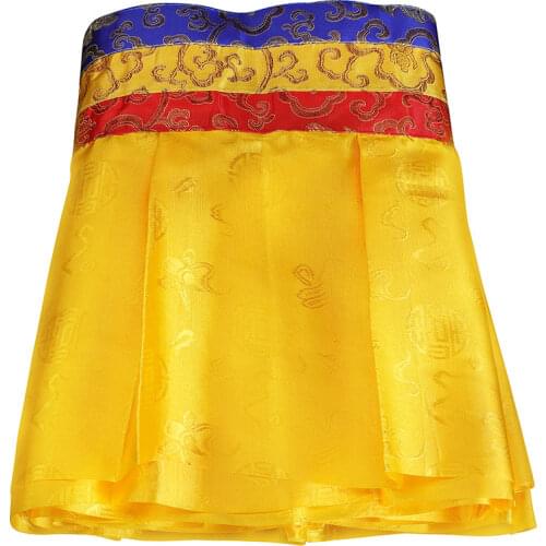 Tibetan Buddhist Temple Hotel Home Decoration Articles Buddhism Puma Drapery Wall Table Surrounding 4.5 Meters Yellow