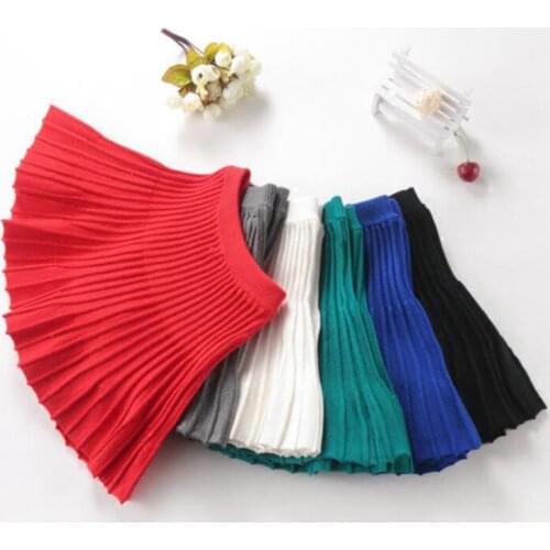 2-15Yrs 2018 Teenage Spring Fall Winter Tutus Child Clothes Baby Tutu Skirt School Girls Skirts Mini A-Line Pleated Skirt JW2308