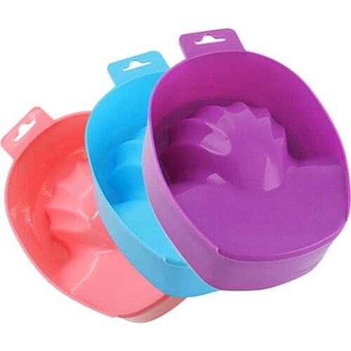 1 Pc Nail Art Hand Wash Remover Soak Bowl DIY Salon Nail SPA Bath Manicure Tool