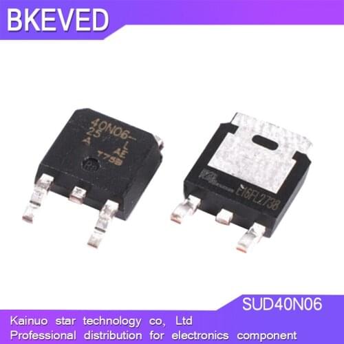 10PCS SUD40N06-25L TO-252 40N06 TO252 SUD40N06 40N06-25L