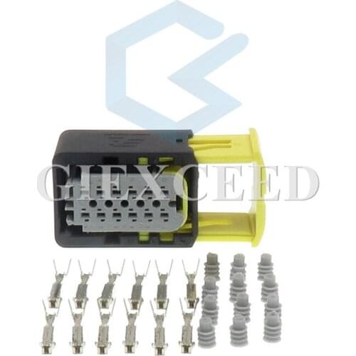 12 Pin 2-1703639-1 Auto Urea Pump Plug Electrical Waterproof Connector For Bosch Wiring Harness Socket