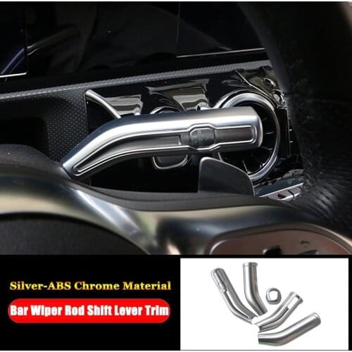 5PCS Car Wiper Steering Lever Steering Wheel Shift Lever Rod Cover Trim for Benz W177 V177 W247 C118 W118 X247