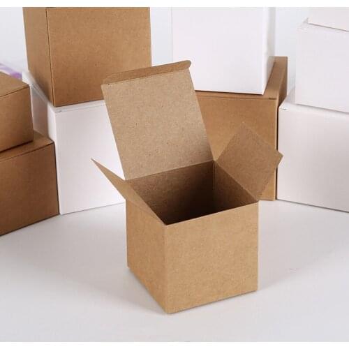 5pcs Paper Wedding Favor Gift Box Kraft Paper Cookies Candy Dragee Box Birthday Party Supply Packaging Wrapping Bonbonniere Box