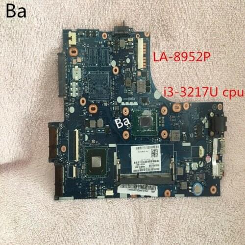 For the Lenovo S400 laptop motherboard comprehensive test i3-3217U CPU integrated graphics card LA-8952P motherboard