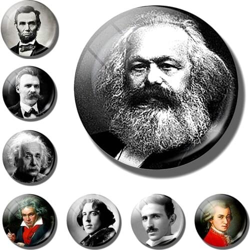 Karl Marx Philosopher Revolutionary Socialism Marxism Economics Famous People refrigerator magnets Abraham fridge magnet
