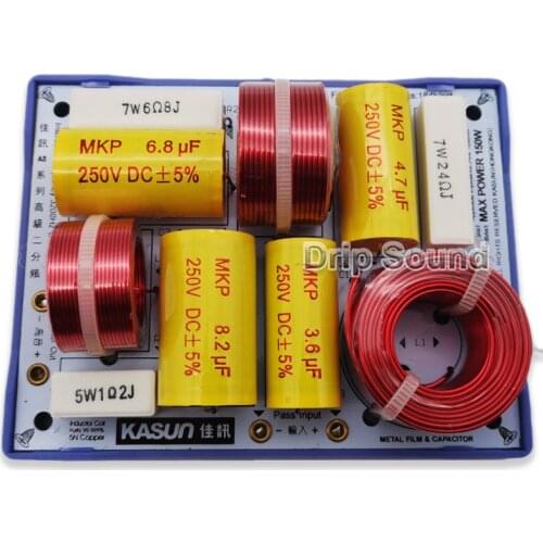 KASUN AS-23C 2 Way 2 Unit 150W High Hi-Fi Audio Speaker Frequency Divider Loudspeaker Crossover Filter Circuit
