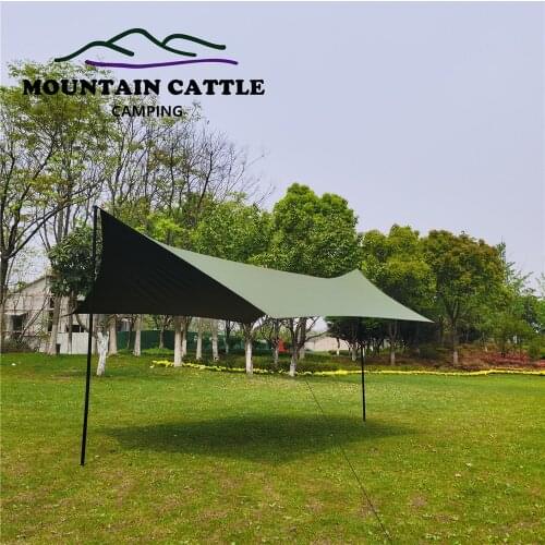 Maple Shape Caming Tent Shelter Tarp 400*300cm Ultralight Oxford Vinly Sun Shade Awnings Waterproof Beach Travel Pinic Canopy
