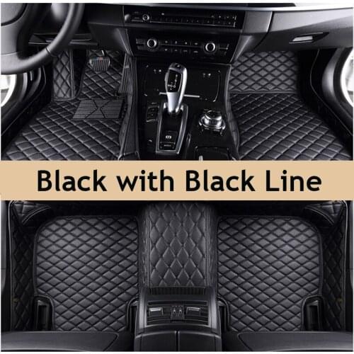 Leather Custom 5 Seat Car Floor Mat for BMW 3 Series bmw 5 Series 2000-2019 Carpet Covers Car Acccessories Rugs Car Mats