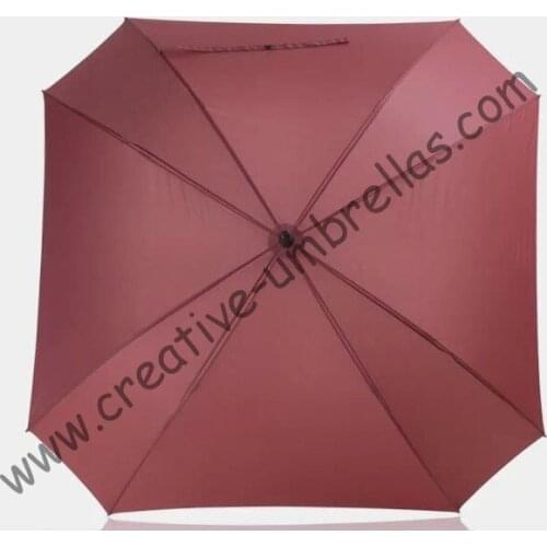 Square shape,130cm diameter golf umbrella,universal firgured shape.14mm fiberglass shaft and 3.5mm fiberglass ribs