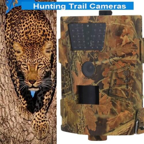 Outdoor Hunting Camera 12MP Wild Animal Detector Trail Camera HD Waterproof Monitoring Infrared Heat Sensing Night Vision