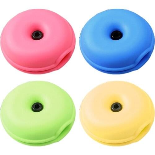 Desktop Storage Case Colourful Silicone Cord Organizer for Power Adapter Headset USB Wire Wrap Wire Winder