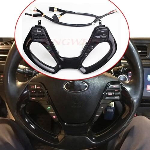 Navigation Player Bluetooth Phone Cruise Control steering wheel switch Auto Spare Parts steering wheel buttons for Kia K3