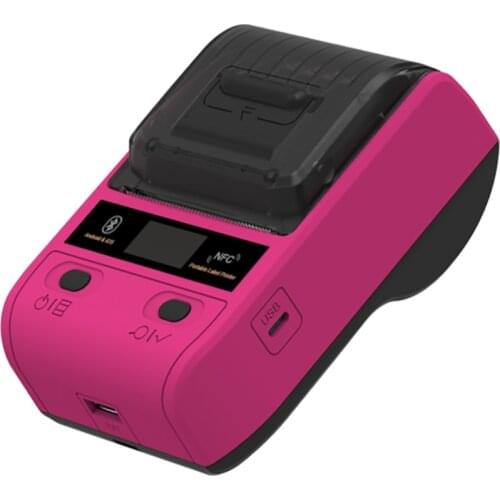 NETUM Bluetooth Thermal Label Printer Mini Portable 58mm Receipt Printer Small for Mobile Phone Ipad Android / iOS NT-G5