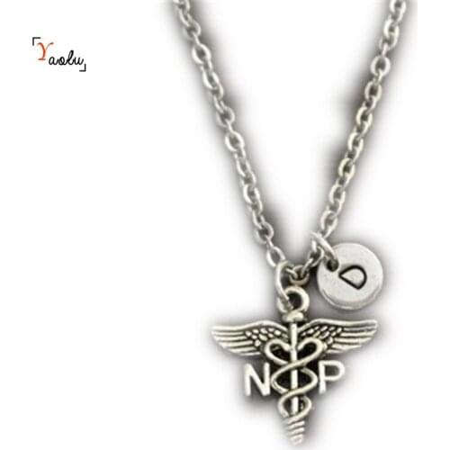 NP Necklace Nurse Jewelry Custom Nurse Necklace Nurse Graduation Gift Nurse Thank You Gift