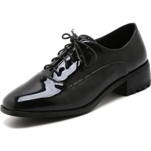 Plus Size Lace up shoes ladies high heels women shoes woman pumps