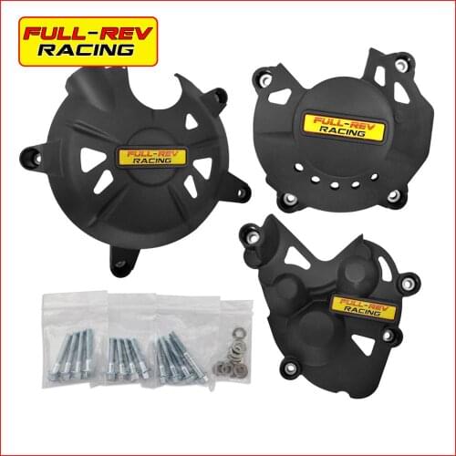 For KAWASAKI ZX6R 07-16/ ZX10R 18-19 Motorcycles Full Rev Racing Perforated protective engine cover