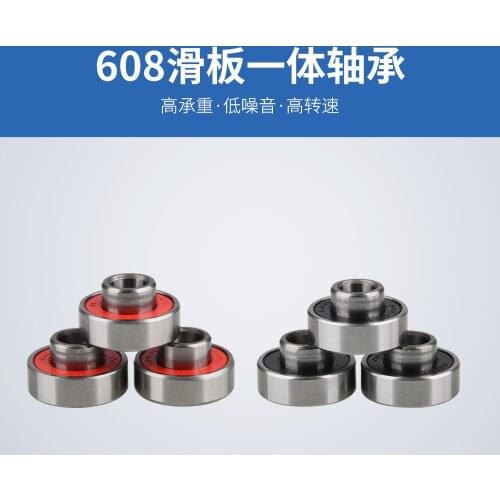 Professional Skates Board ABEC11 Bearing 608-2RS Spacer High Speed Durable Chrome Steel Skateboard ABEC-11 608 608RS 8 pcs