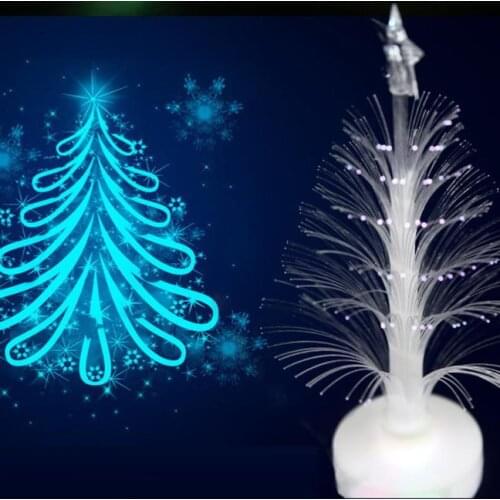 Christmas Tree Led Light Color Changing Energy Saving Lamp Home Decor Family Holiday Party Luminous Atmosphere Making Tool