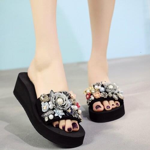 2021 New Summer Handmade Slippers Casual Outdoor Women Fashion Female Ladies Flip Flops Footwear Beach Flat Shoes SIZE 35-42