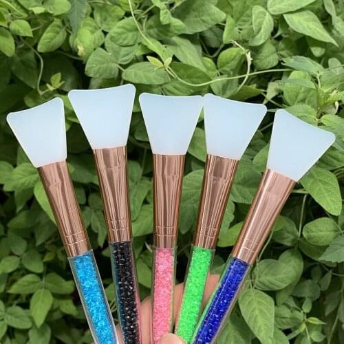 Silicone Soft Face Mask Brush Flexible Facial Mud Applicator Cosmetics Beauty Tools Lotion Cream Mixing Cosmetic DIY Makeup Tool