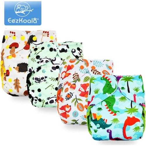 EezKoala Big XL Size Cloth Diaper Cover Washable Baby Reusable Real Cloth Pocket Nappy Diaper Cover Wrap Nappy