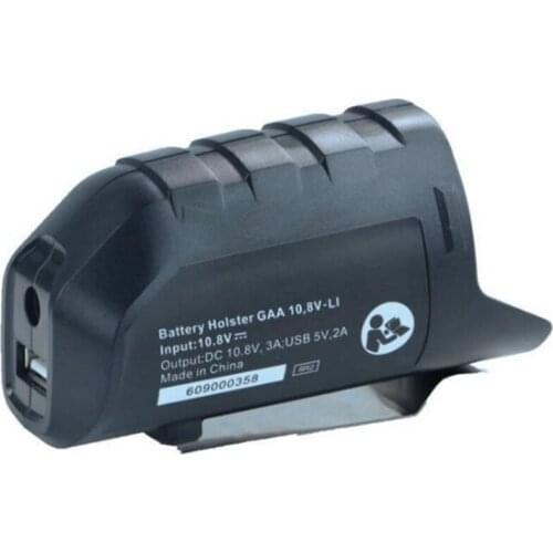 For BHB120 USB Power Connector Charger for 10.8V 12V BAT411 BAT412 Li-Ion Battery USB Device Charging Adapter