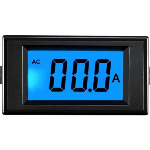 1 Multi-standard D69-40 AC 5 10 20 30 50 100 200 300 500A LCD digital display ammeter high precision ammeter with blue backlight