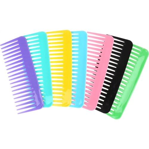 1Pcs 20 Teeth Tooth Comb Large Wide Plastic Pro Salon Barber Hairdressing Combs Reduce Hair Loss Hair Care Tool